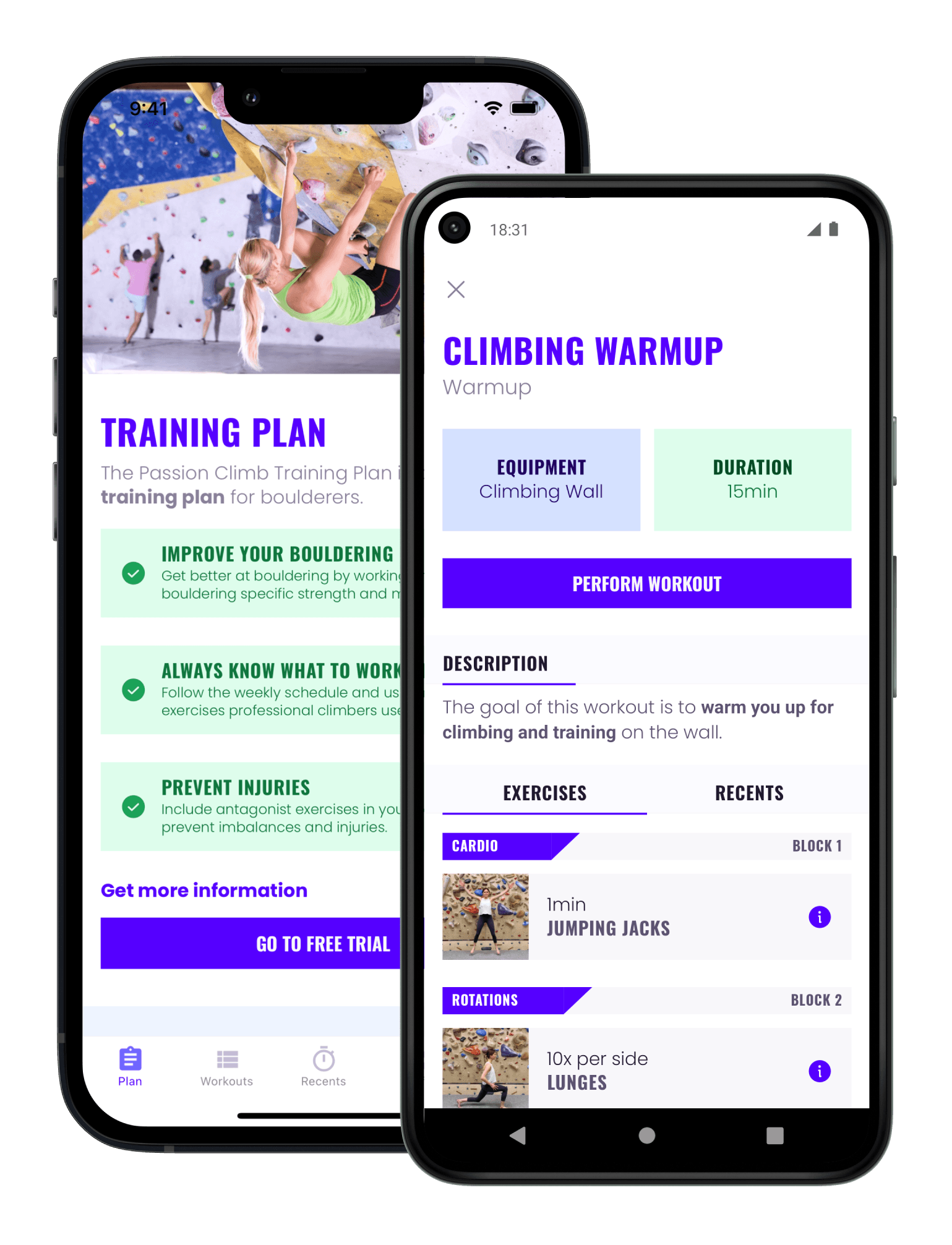 Passion Climb App