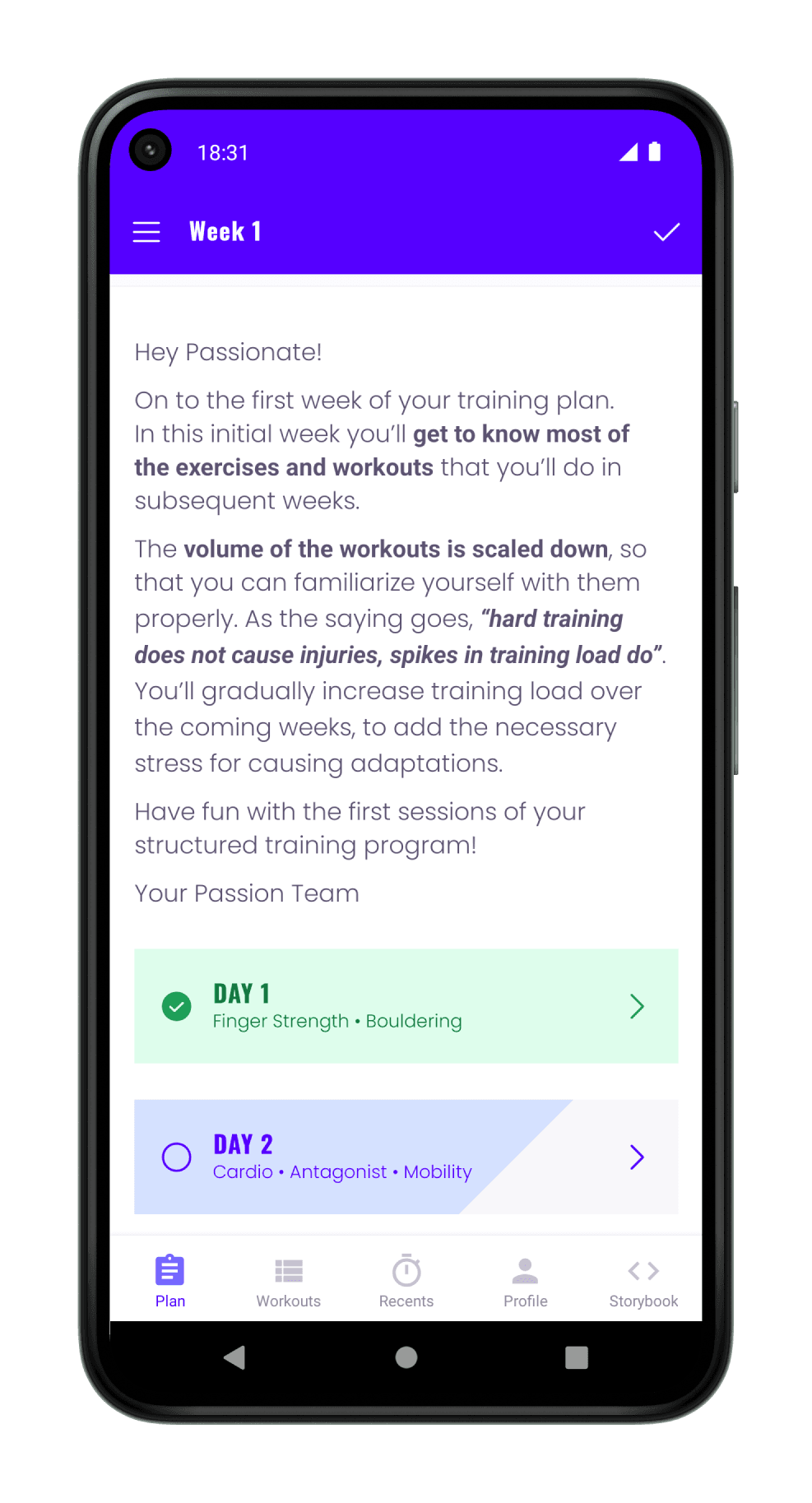 Training Plans